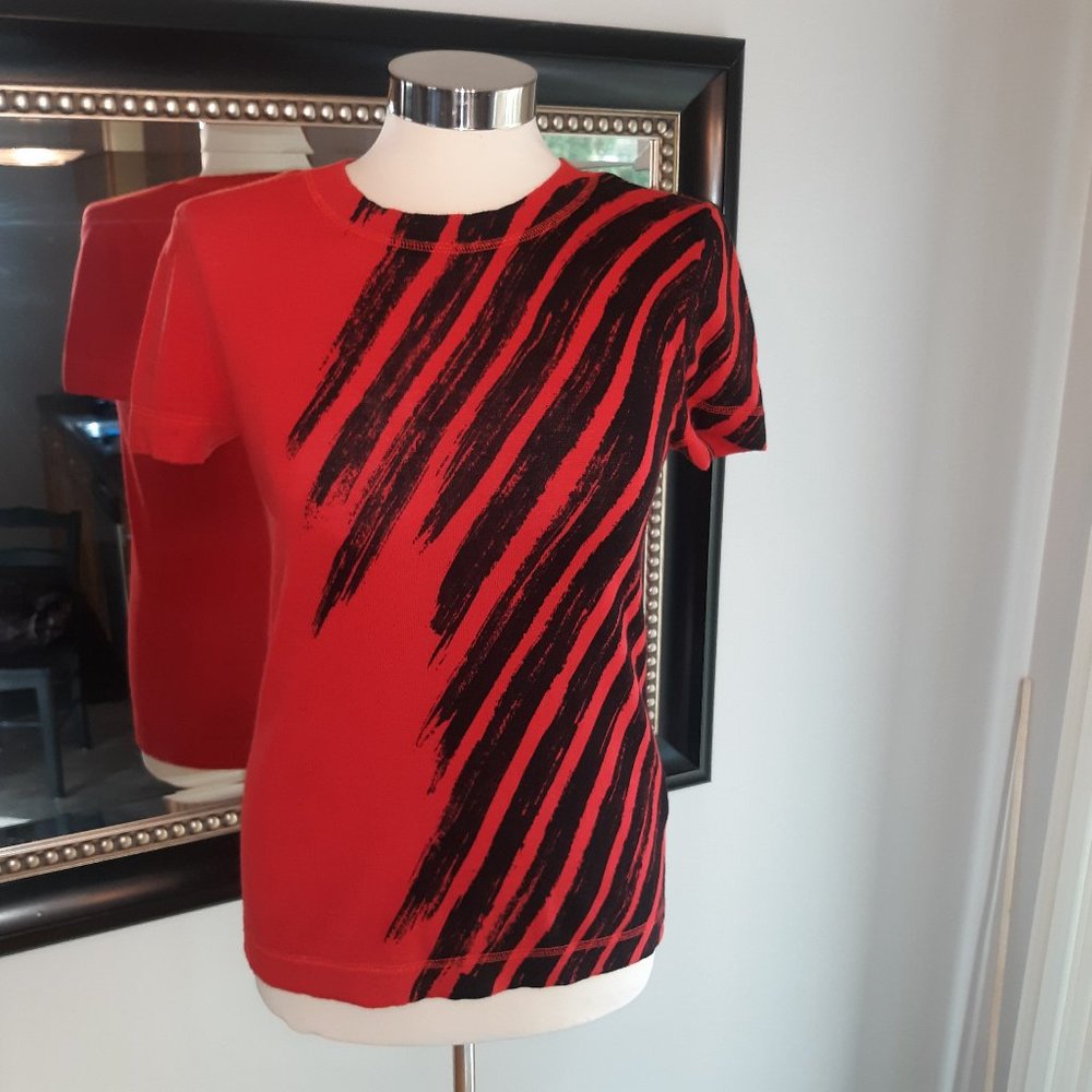 Ann Klein short sleeve sweater